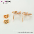 95275 xuping newest market arrival designs noble 18k gold stud earring for women